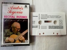 Andres Segovia Intimate Recital Tape Cassette Fonemusic 1986 Used