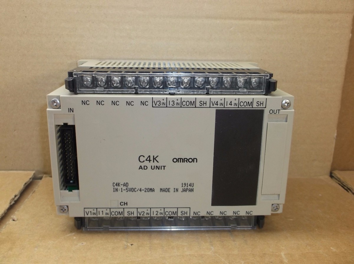 C4K-AD Omron PLC 4 PT Analog Input Expansion Module Card C4KAD | eBay