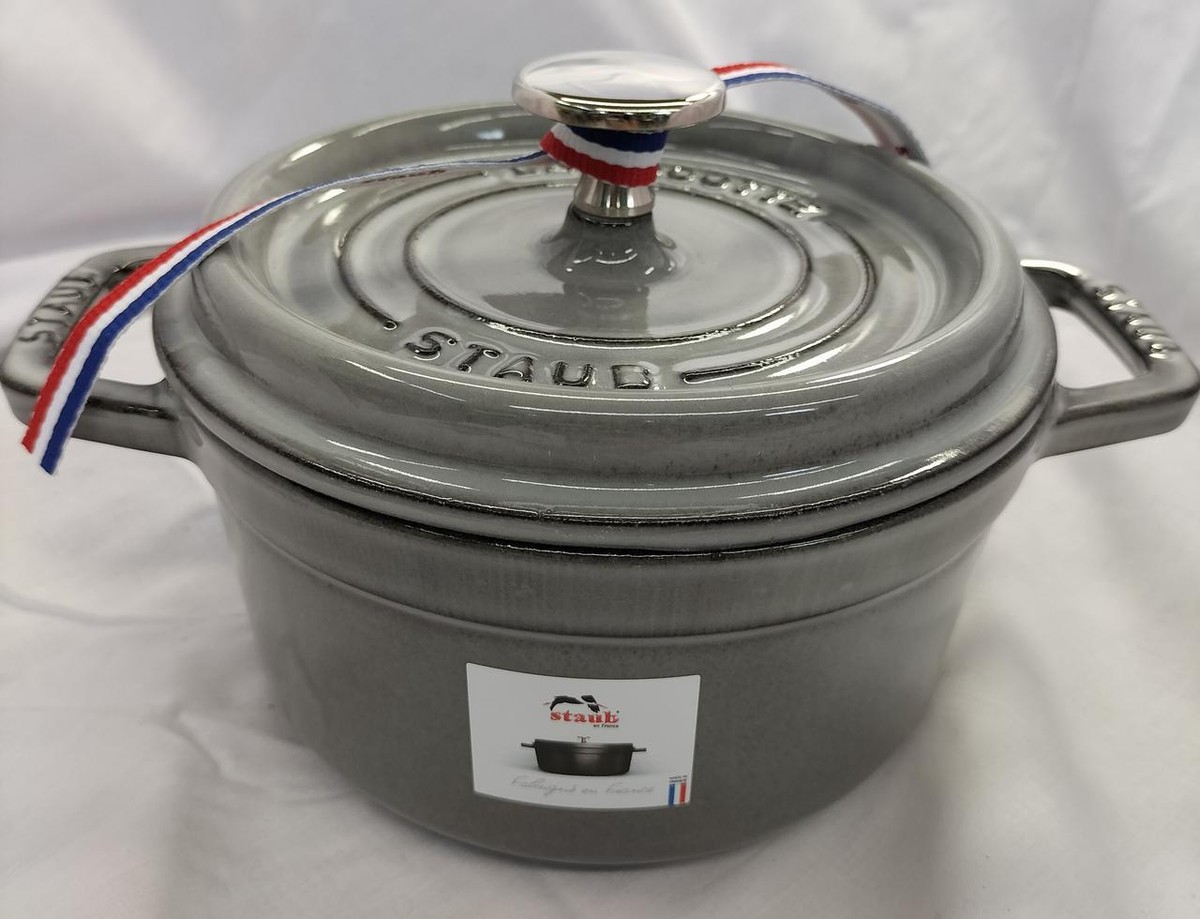 STAUB Cocotte Round Grey 16cm | eBay