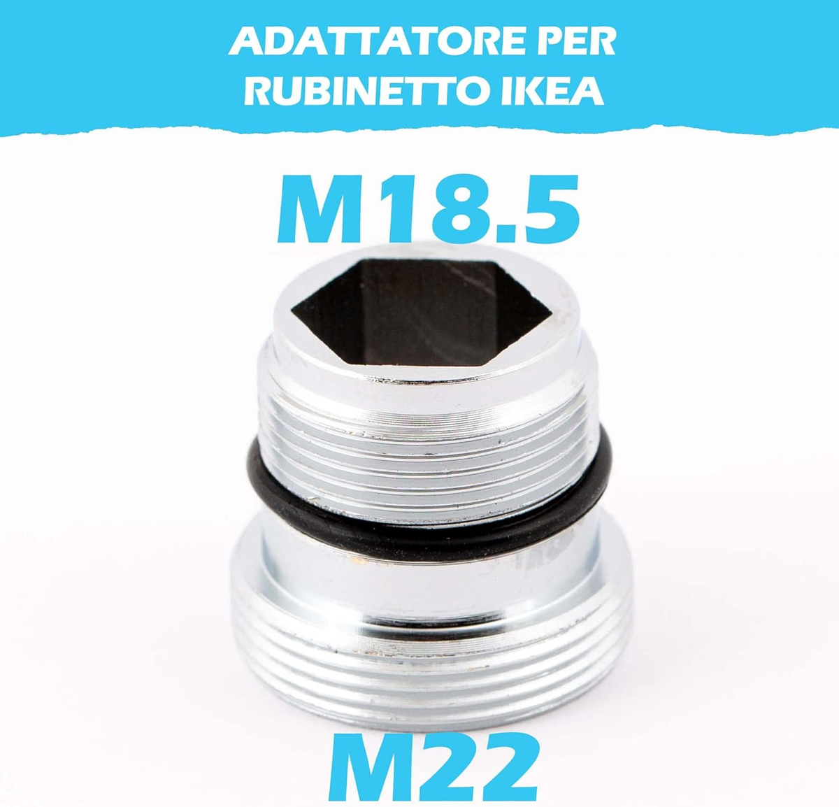 Aeratore In Ottone Cromato Con Snodo Femmina - CT Garden Casa - Foto 3