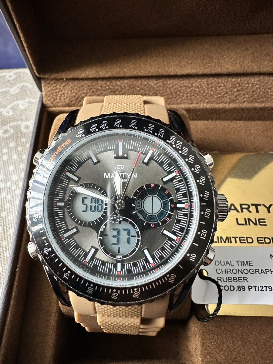 Martyn Line Dual Time Chronograph Runner | eBay