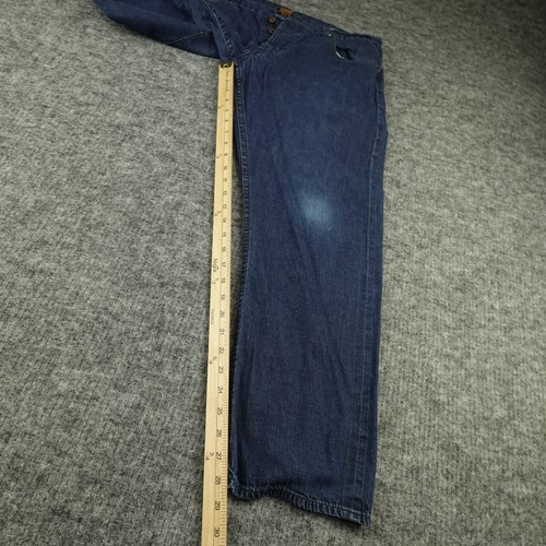 Taylor Stitch Jeans Mens 35 Blue Denim Selvedge Button Fly Casual Preppy- - Picture 7 of 14