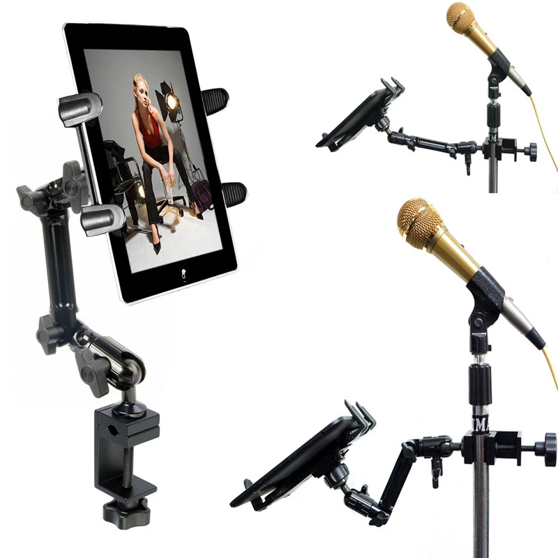 Microphone Boom Mic Stand mount for All iPad Pro Air MINI Galaxy Tab S Tablets - Image 3 of 4
