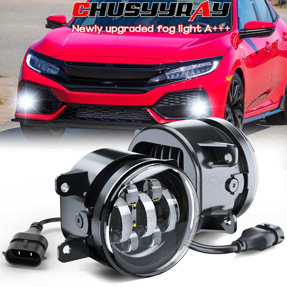 Front Fog Light Set For 2016-2021 Honda Civic With Bulb HO2593143 HO2592143
