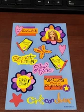 Sheet Sandylion 2000 BARBIE 4x6.5” Fun for Girls Secret Notes CAN Do Dream