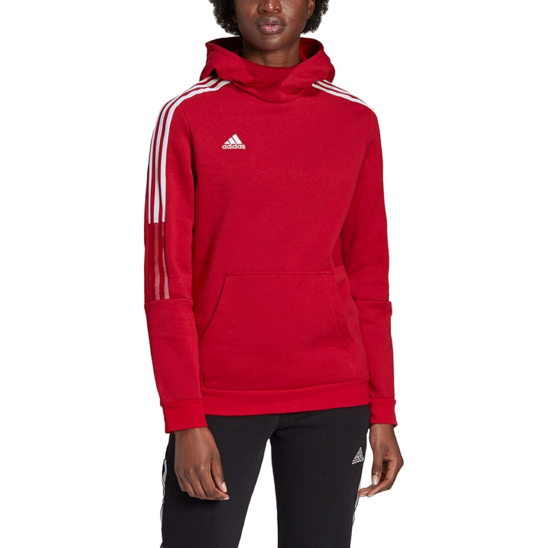 red adidas sweatshirt womens