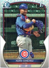 2023 Bowman Chrome #BCP-219 Adan Sanchez Chrome Prospects Mojo Refractor