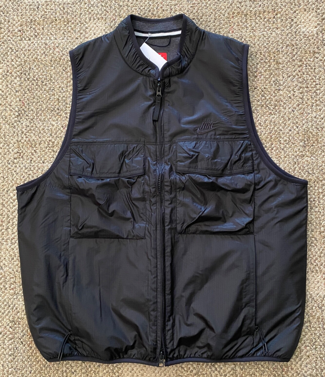 Nike Tech Fleece Vest Utility Water Repellent Zip Pockets