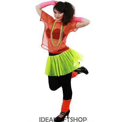 90s fancy dress neon