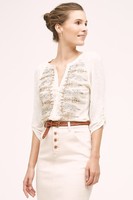 $88 Anthropologie Shimmered Eden Buttondown Xl By Tiny $88 Anthropologie Shimmered Eden Buttondown Xl By Tiny
