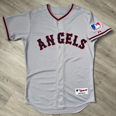 Authentic Los Angeles Angels 1965 TBTC Jersey 44 Large Majestic Anaheim 