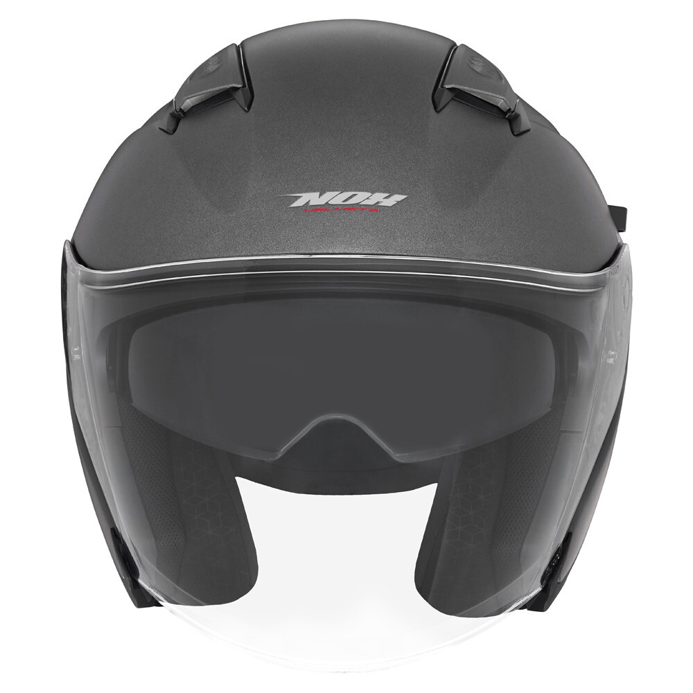 Casque jet Nox N130 finition titane mat style minimaliste et élégant