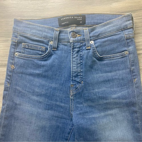 New Veronica Beard Carly Kick Flare Jeans in Bright Lakeside Size 27 (small 4) - Picture 4 of 10