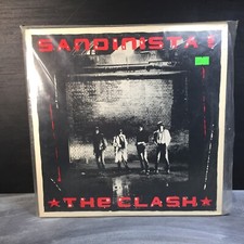 1980 The Clash Sandinista Vinyl Record 3 Disc Set with Insert Poster CBS/Epic