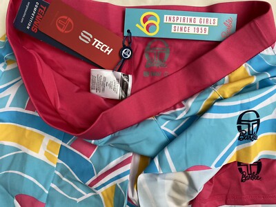 Jupe-short Sergio Tacchini Barbie Multicolore Taille L | Skort Tennis Athlétique Rare
