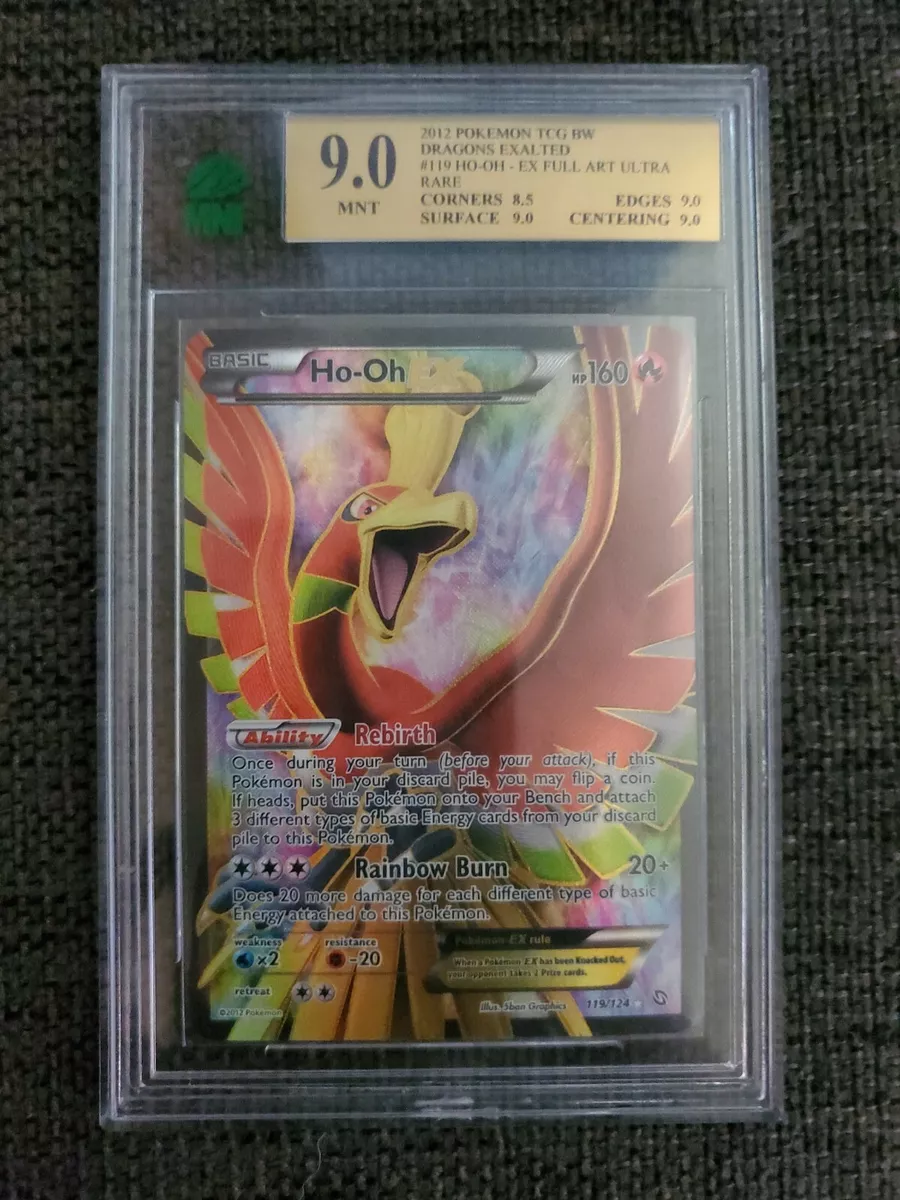 Ho-oh EX 119/124 Pokemon 2012 Full Art Dragons Exalted