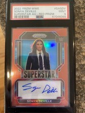 2022 Prizm Wwe Sonya Deville Red Prizm /99 PSA 9