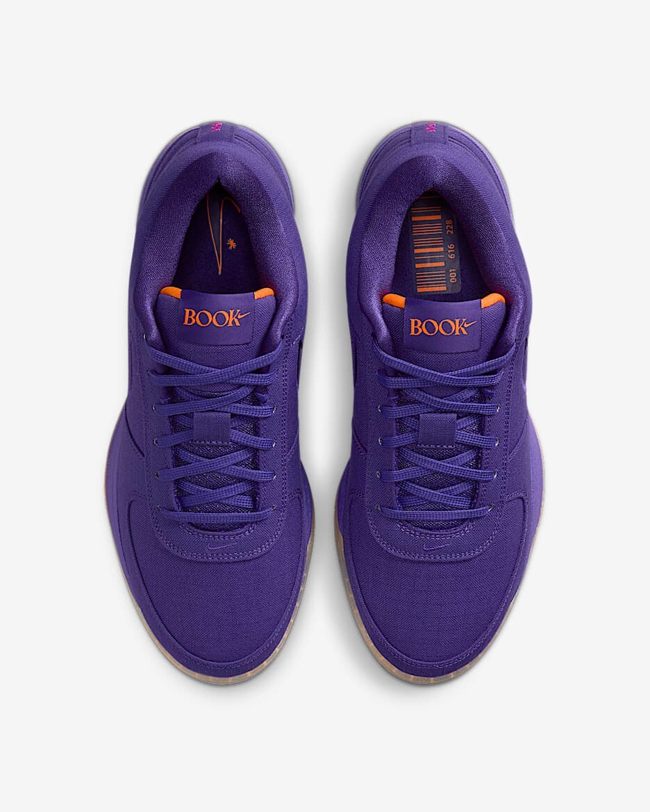 ◆正規品◆NIKE BOOK 1 EP SUNSET COURT PURPLE◆関税込◆人気◆ NEW Men's Size 9.5 Nike Book 1 Sunset Court Purple Orange