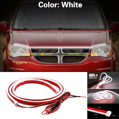 86" Dynamic LED Running Light Hood Strip Ambient Lamp For Dodge Grand Caravan - Foto 1 di 9