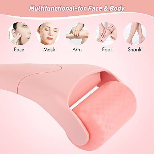 Reusable Ice Roller Facial Tool for Puffiness Migraine Relief Minor Injury - Zdjęcie 5 z 7