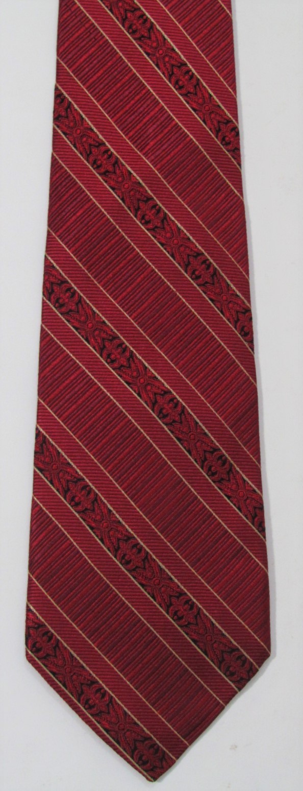 ROBERT TALBOTT Beautiful Variegated Red Stripe Me… - image 2