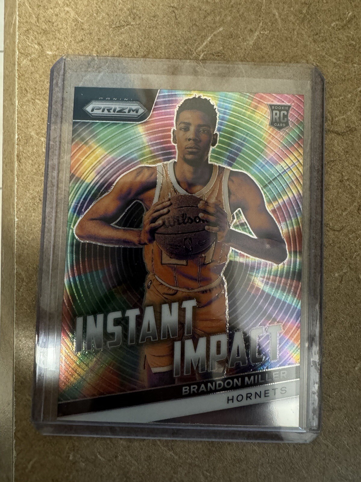 2023-24 Panini Prizm Basketball Brandon Miller Instant Impact Rookie RC Hornets