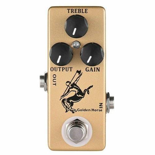 Mosky Golden Horse Overdrive Boost + PDC-3 Cable Guitar Effect Pedal True Bypass - Picture 4 of 9