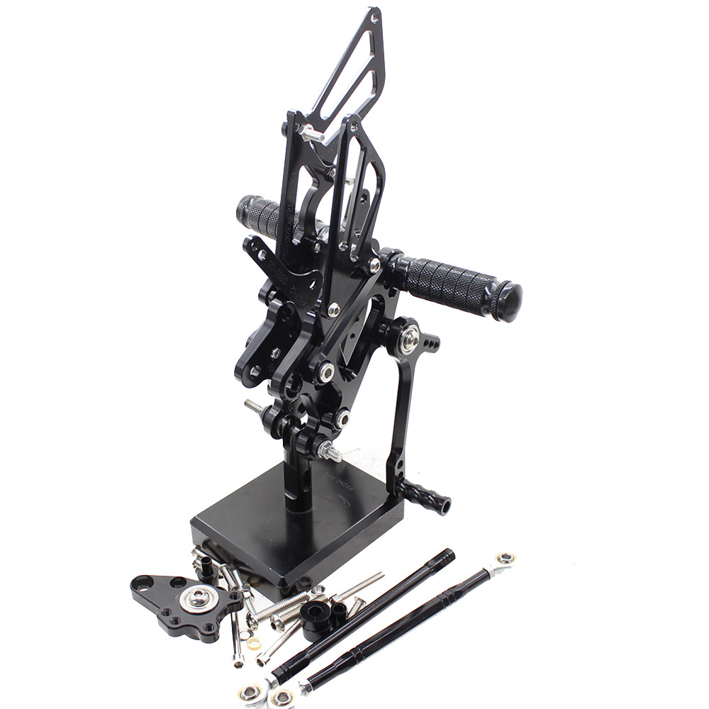 FXCNC Racing Billet Motorcycle Rearset Foot Pegs Rear Set Fit For