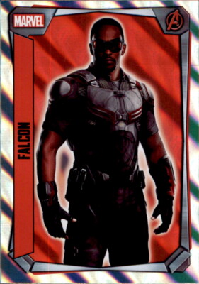 Topps Trading Card 250 - Falcon - Holographic Foil  - Marvel Missions 2017