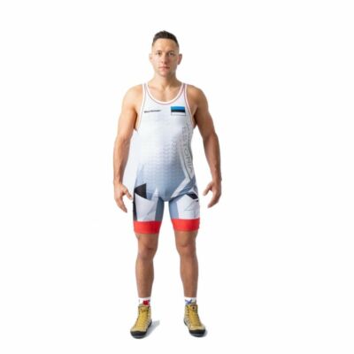 Herren ESTLAND Wrestling Singlet BERKNER Ringertrikot UWW Vertreter 273010479617