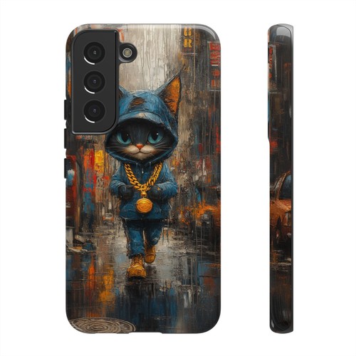 For iPhone | Samsung Galaxy | Pixel Phone Case - Cat Hoodie Big Kitty City - 第 195/246 張圖片