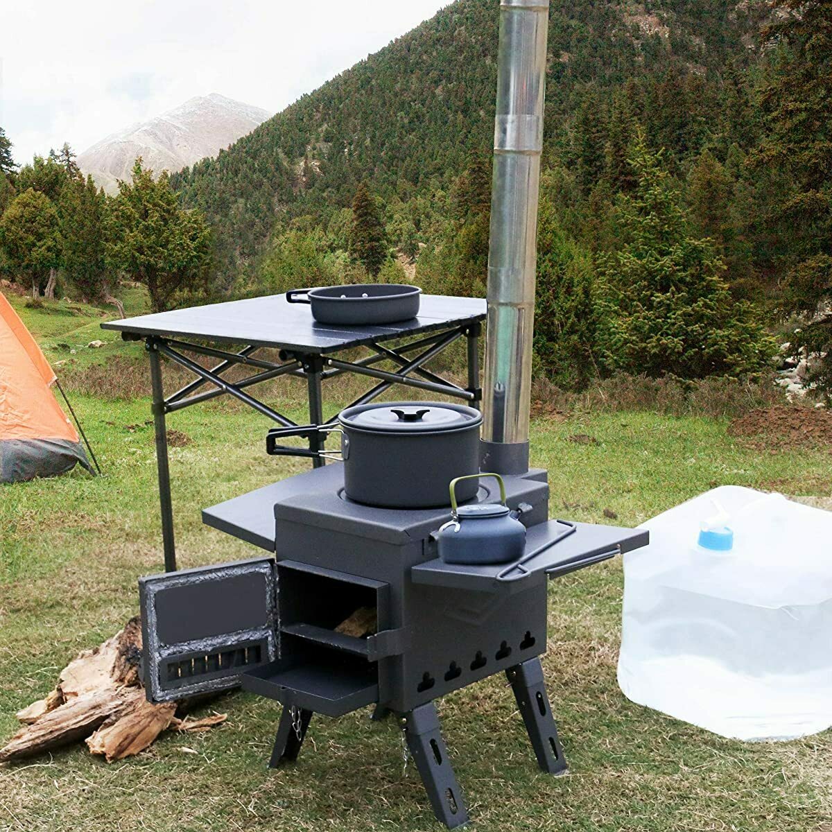 Fltom Camp Tent Stove, Portable Wood Burning Stove for Tent, Shelter,  Camping He | eBay
