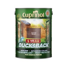 Ducksback 5 Year Weather Protection Fence & Shed Stain | Non Drip Formula | 5L