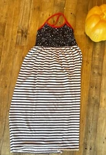 Girls E.L.K. Striped Midi Dress, Size 10