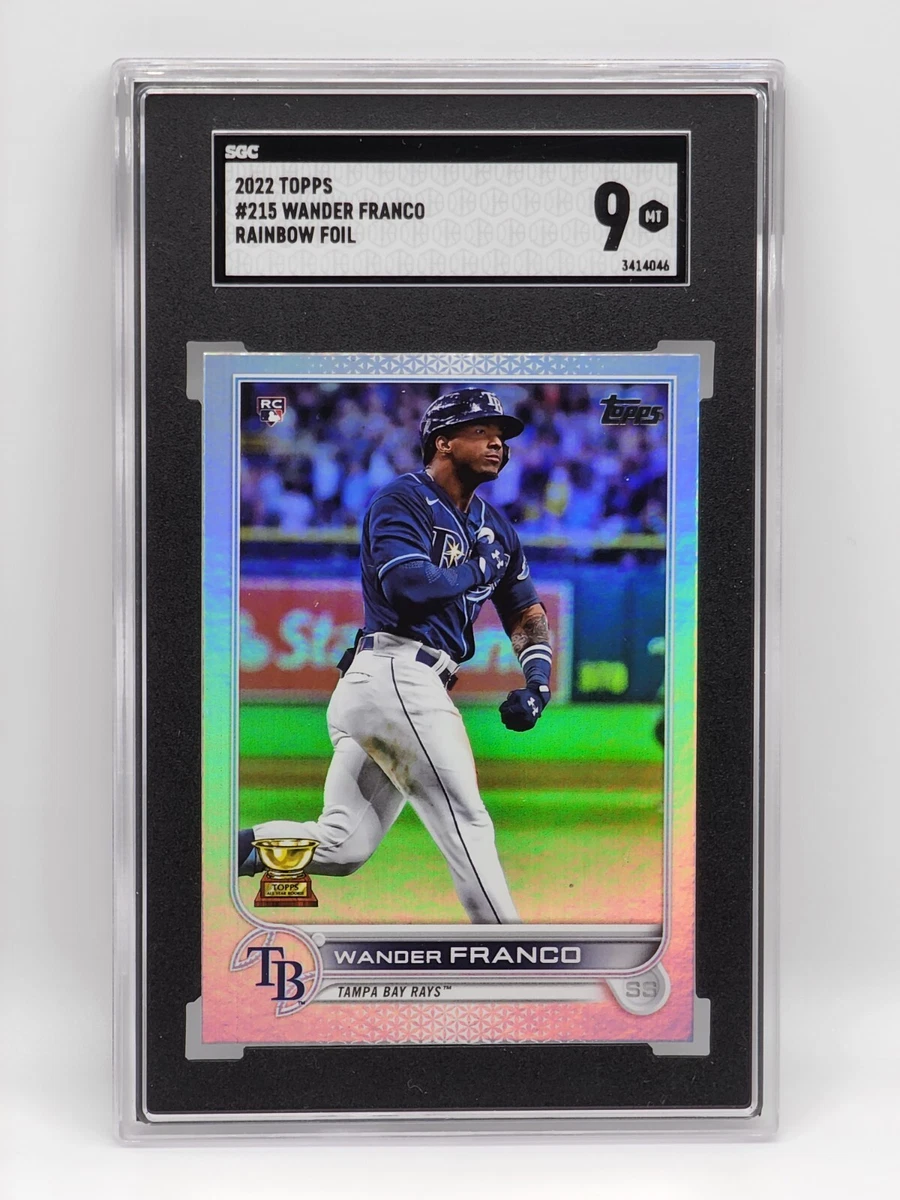 2022 Topps Series 1 Wander Franco Rainbow Foil RC Rookie #215 Rays | SGC 9 🌈 📈