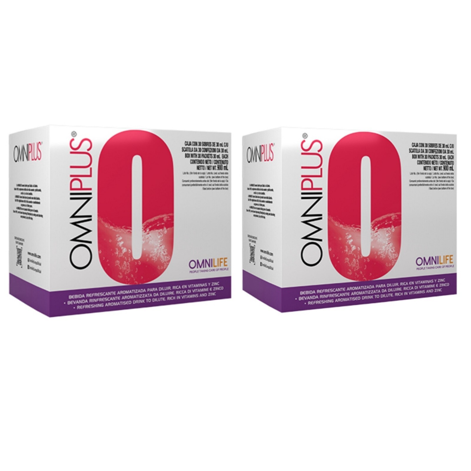 DÚO OMNIPLUS CAJA SABOR FRUTAS 60 SOBRES