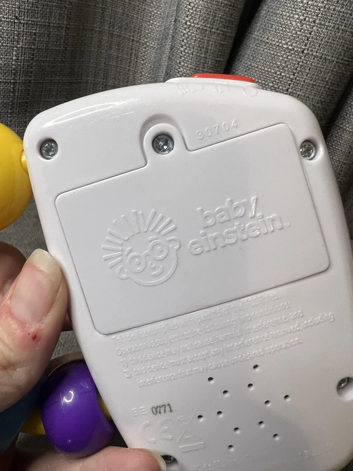 Caja de música Baby Einstein para llevar melodías cuentas juguete para bebé ilumina canciones juguete Foto 3 de 4