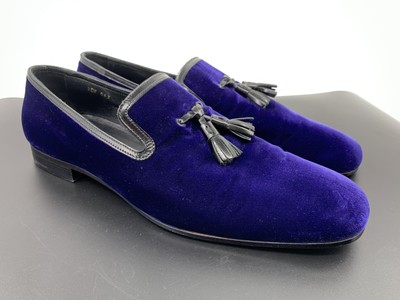 prada velvet loafers