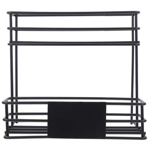Iron Art Dew Rack Syrup Bottle Holder Coffee Dispenser Organizer