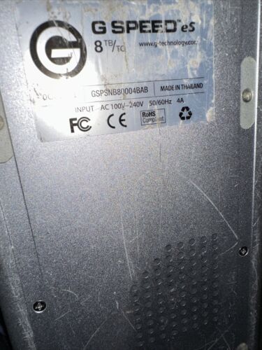 G Technology G Speed eS 8TB Raid array Case. NO DRIVES - Picture 5 of 5
