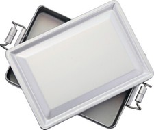 Bushcraft Mini Mess Box Locking Roller Clasps Rubber Seal Inside Lid Aluminum