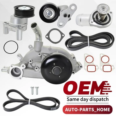 Water Pump & Tensioner & Belt Fits Chevrolet Silverado/GMC Sierra 4.8L 5.3L 6.0L - Bild 1 von 4