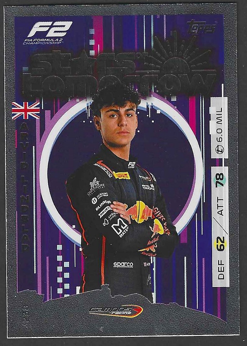 2025 Topps Turbo Attax #238 Arvid Lindblad Stars of Tomorrow | eBay