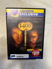 1408 dvd Blockbuster Exclusive & Case Sam Jackson John Cusack Stephen King