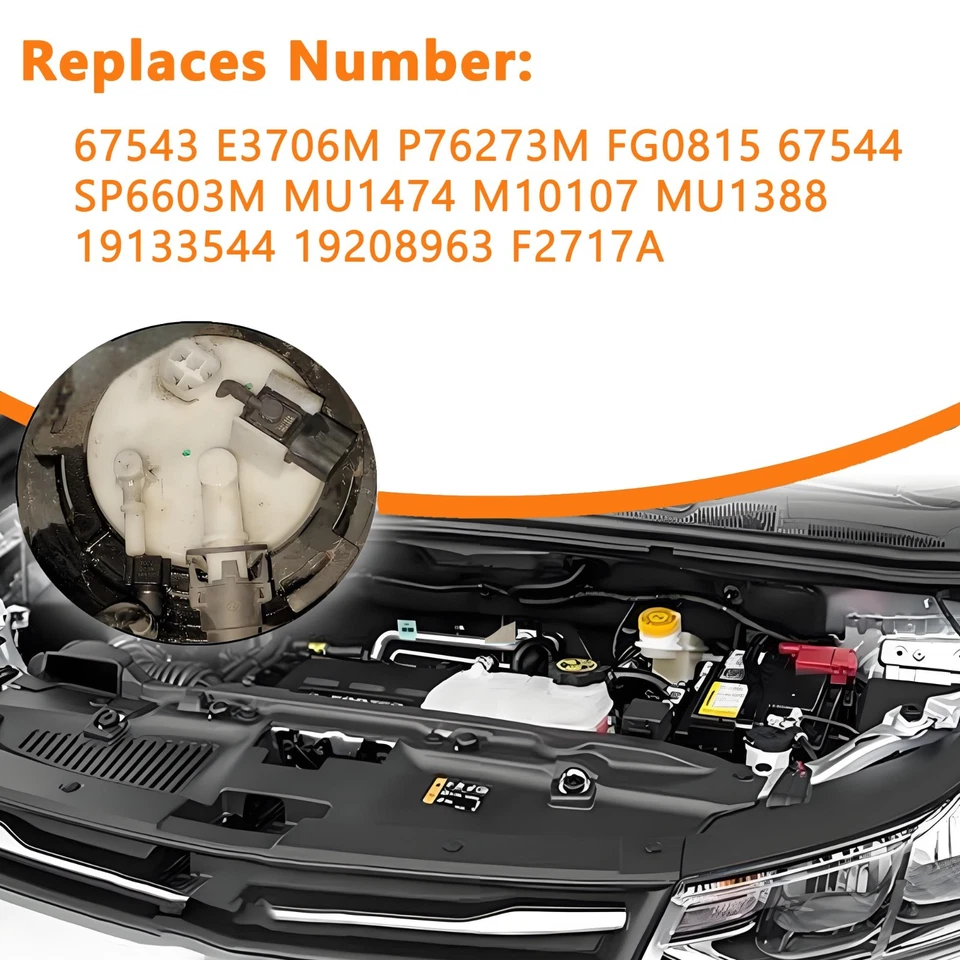 Conjunto de bomba de combustible de 5,3 L para Chevy Avalanche GMC Yukon XL 1500 2005 2006 E3706M Foto 2 de 4