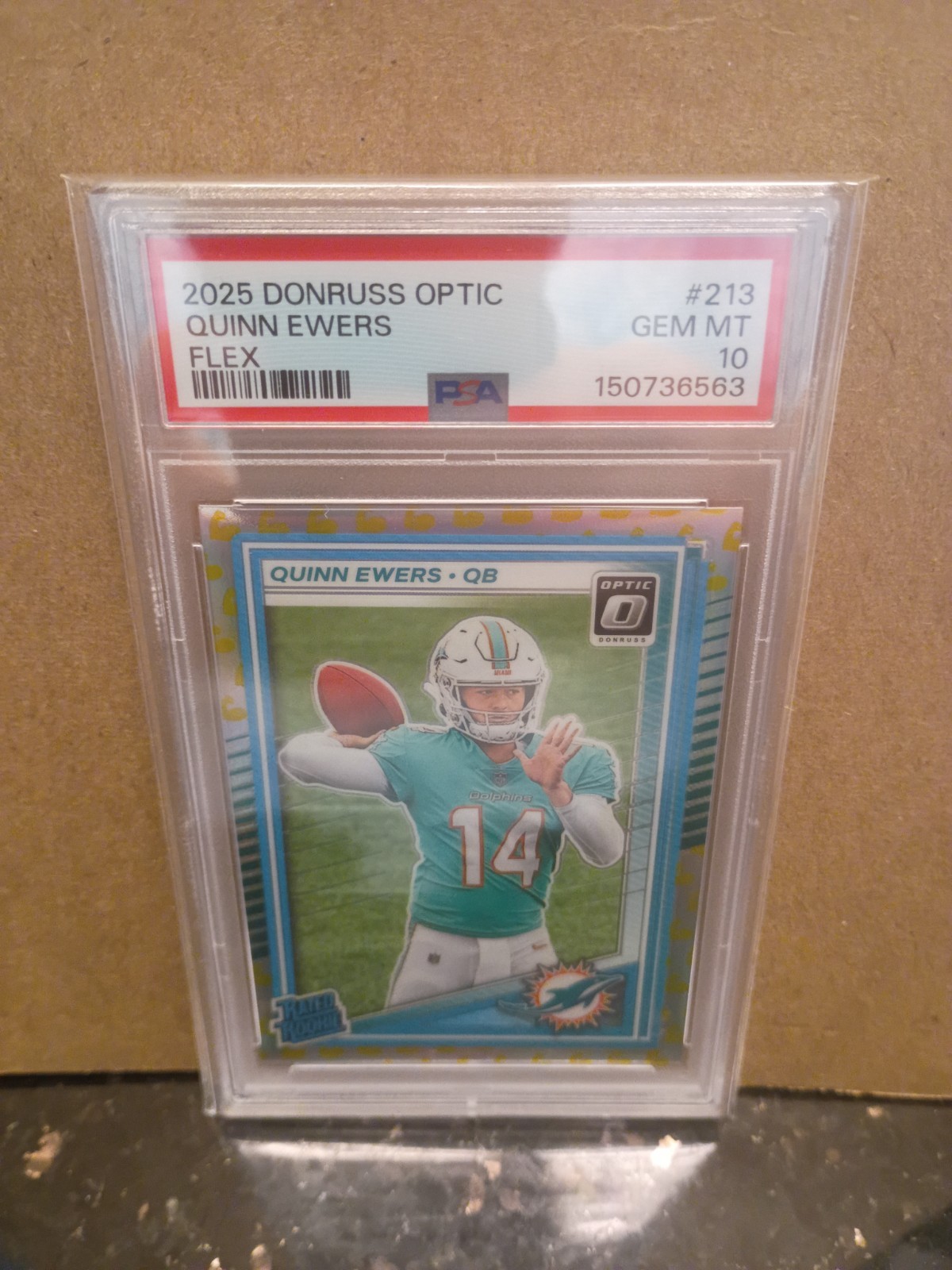Quinn Ewers Panini Donruss Optic #213 Flex