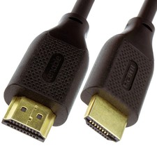 Image of HDMI Cable 2M HD 4K 2160P 3D HDTV 1080P 2160P FAST HIGH SPEED GOLD PLATED LEAD