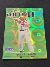 Chipper Jones 1998 Fleer Tradition In the Clutch #10 IC Atlanta Braves NM