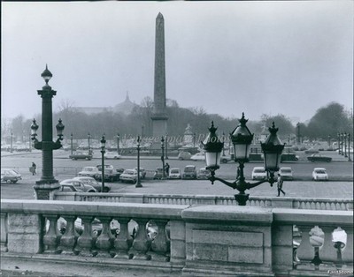 1976 Place De La Concorde Balustrade Of The Tuileries Horses Photo 7x9