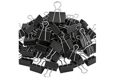 96 Pcs Binder Clips Black Foldback Clips Office Clips 1.25  32mm